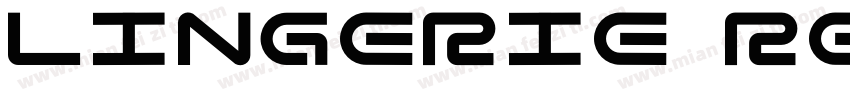 Lingerie Regular Whi字体转换